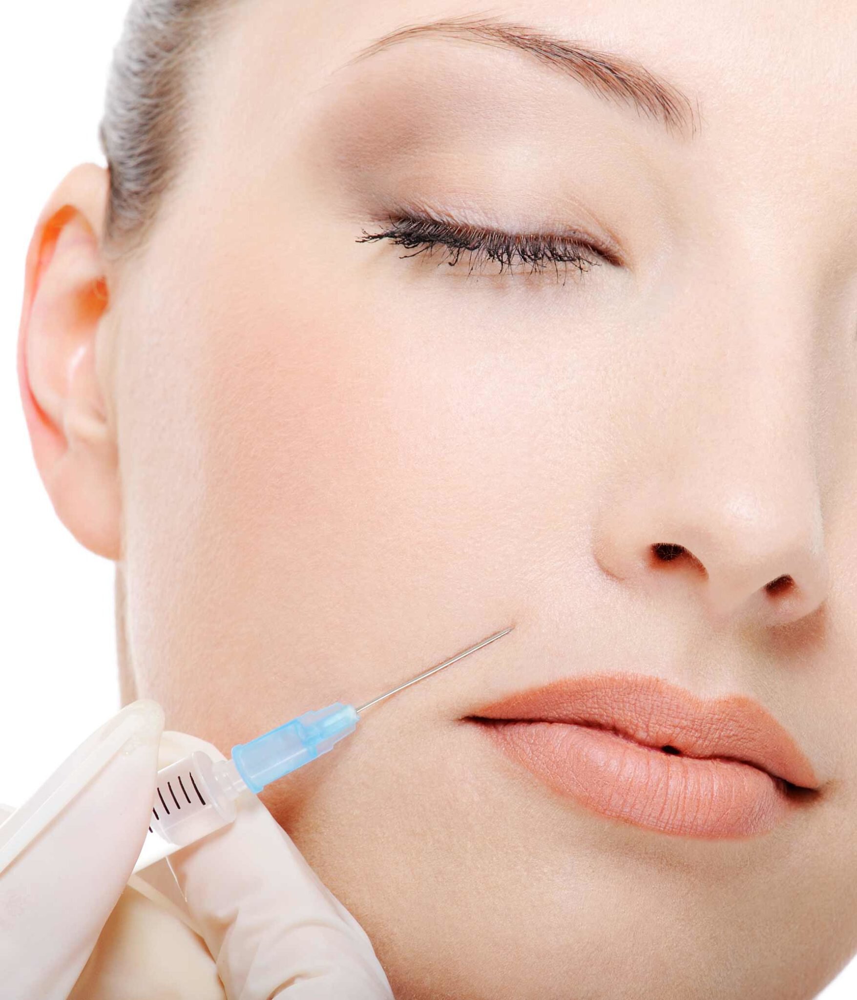 woman getting injectable facial cosmetic treatment at Face By Lace in Westlake, Austin, TX